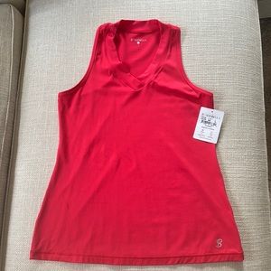 SOFIBELLA tennis racer back tank Size Large